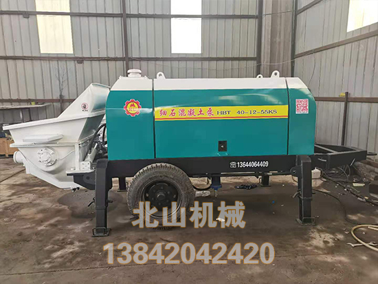 哈尔滨细石混凝土输送泵租赁在地坪方面的运用